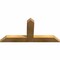 Ekena Millwork Portland Rough Sawn Timber Gable Bracket, Western Red Cedar, 36"W x 18"H x 2"D x 4"F, 12/12 Pitch GBW036X18X0204POR00RWR - alternate 3